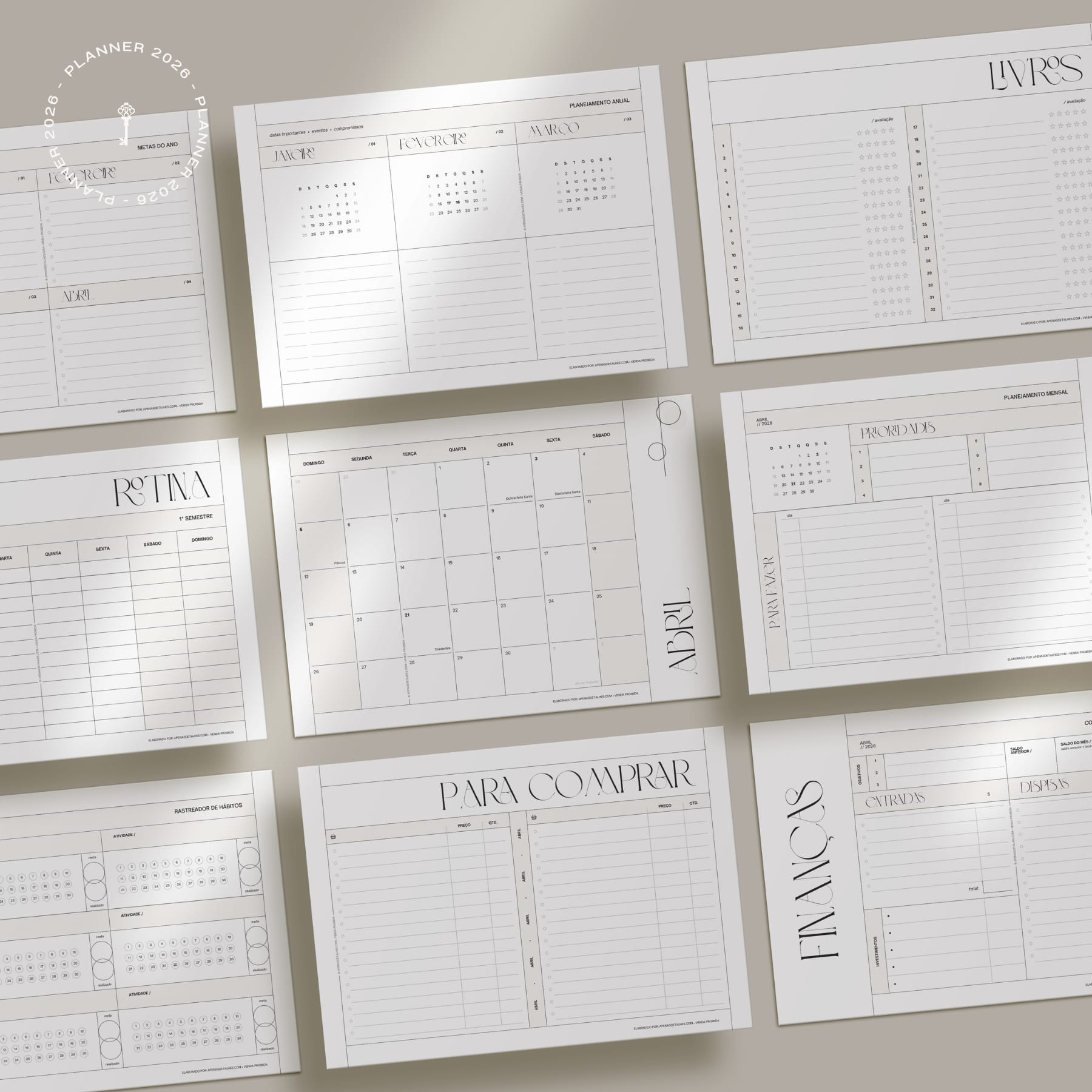 Planner detalhes
